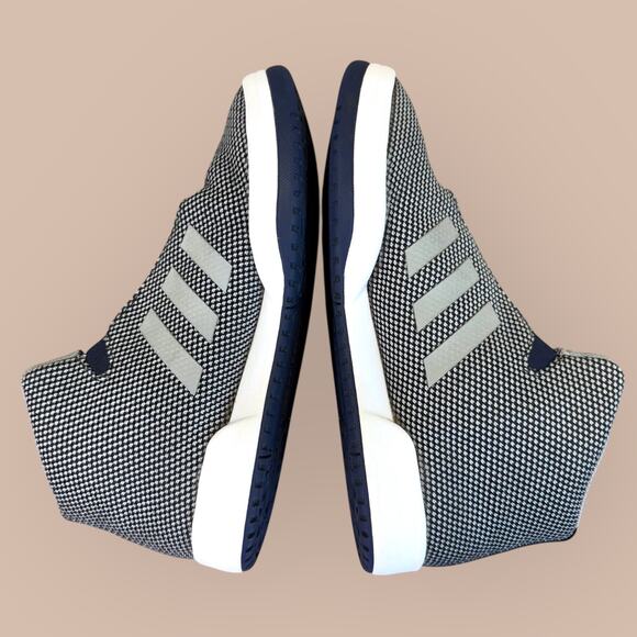 Adidas Mens Veritas Mid Top Sneaker Athletic Shoes Size 9 Woven Gray Fit Foam - Picture 5 of 11